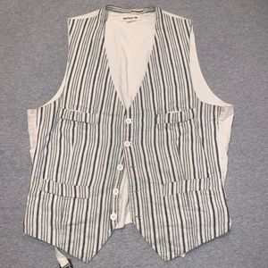 Heritage pinstriped vest